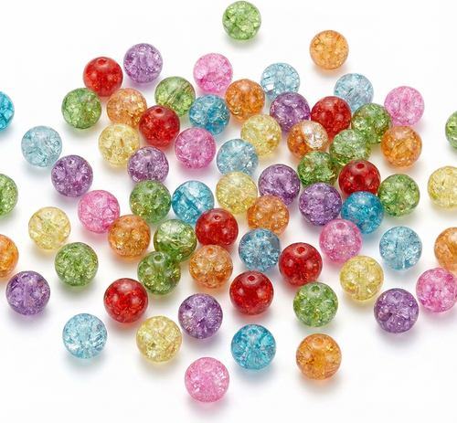 مهره ترک دار رنگی بسته 500گرمی