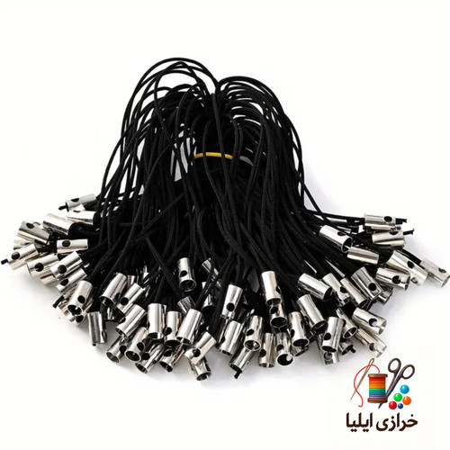 بند آویز موبایل رنگ مشکی 100عددی