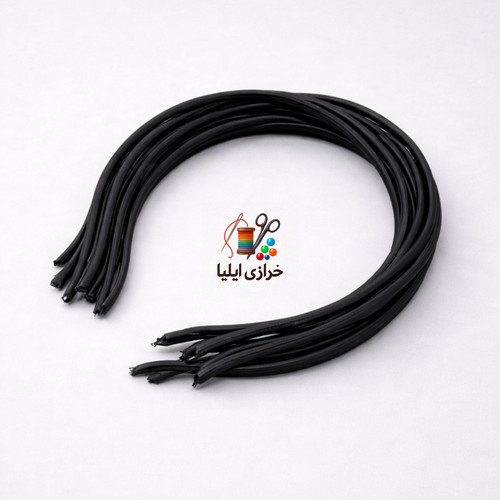 تل روکش دار مشکی