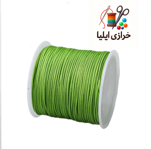 نخ دستبند رنگ سبز۱۰۰یاردی کد ۱